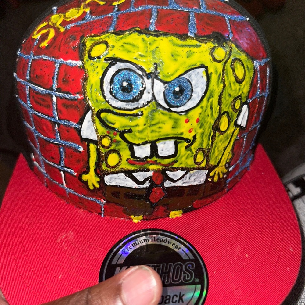 Custom Spongebob Hat - image 3